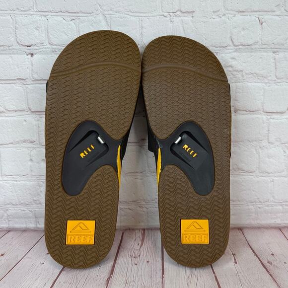 Reef Fanning x MLB San Diego Padres Slides Sandals With Bottle Opener Mens Sz 13 - Picture 10 of 11